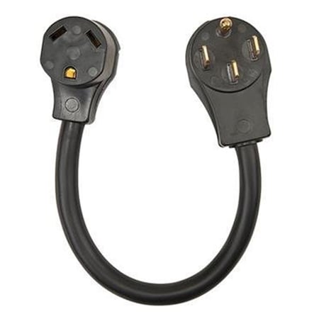 Overtime 18 in. Adapter 50A Male -30A Female Power Cord OV362963